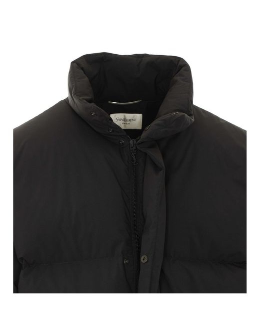 Saint Laurent Black Down Jacket for men