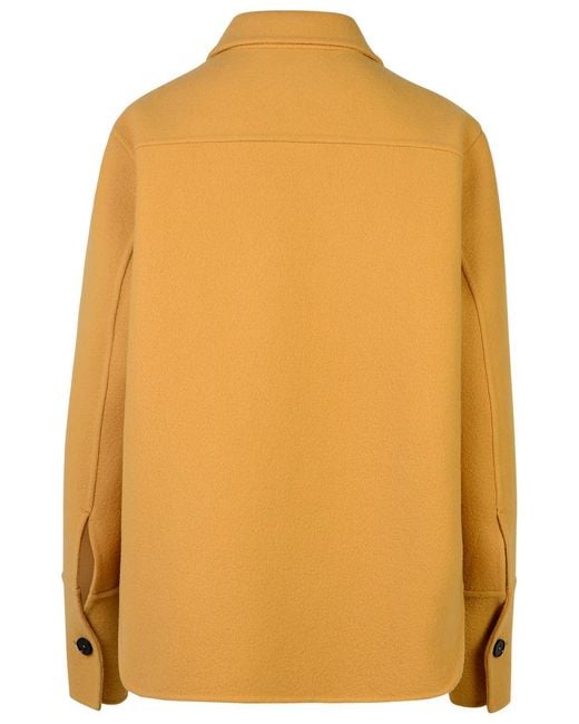 Jil Sander Yellow Virgin Wool Jacket
