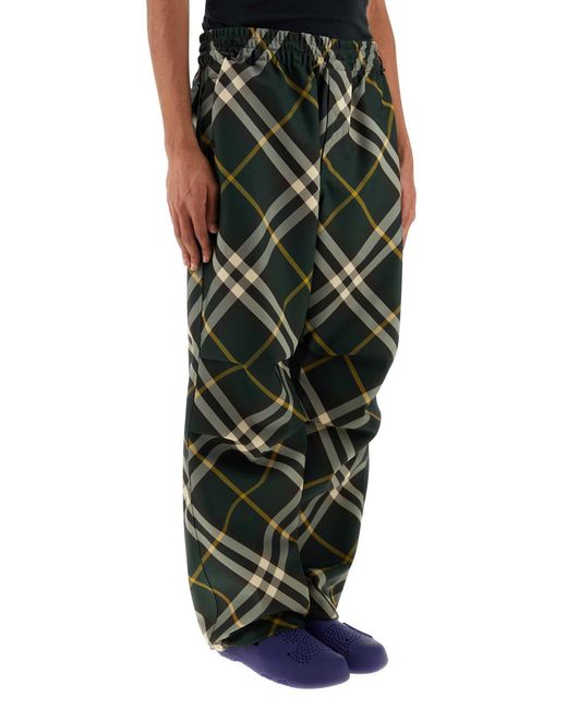 Burberry Green Pants for men