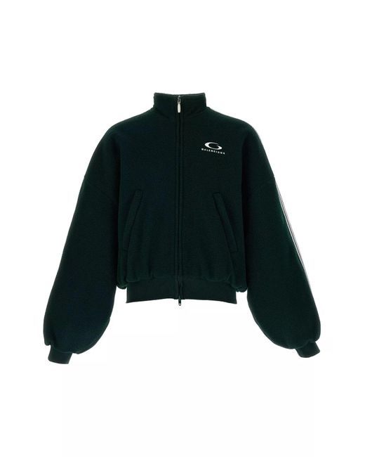 Balenciaga Black 'Zip Round Loop Sports Icon' Jacket for men