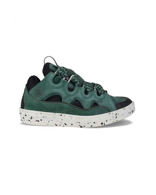 Lanvin Green Curb Sneakers
