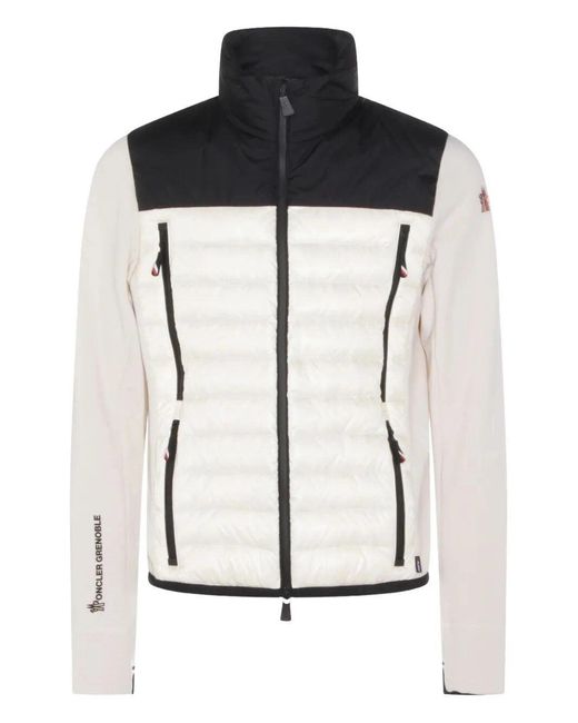 Moncler Black Zip Up Cardigan for men