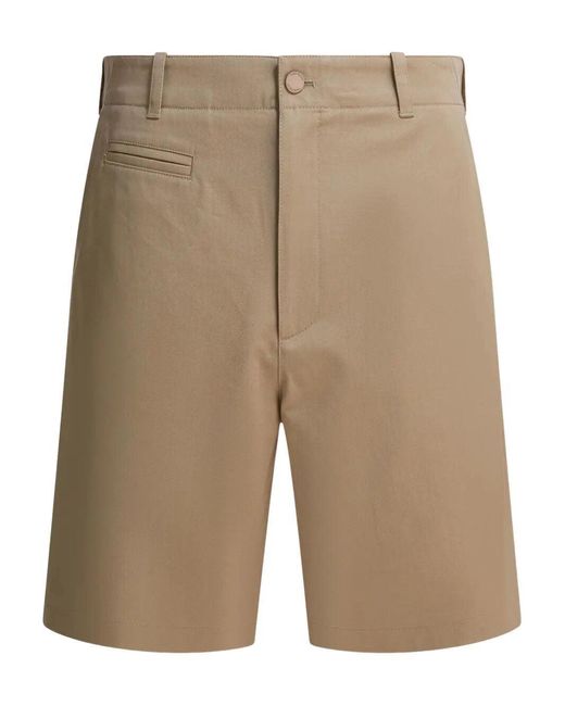 Givenchy Natural 'Couture' Seam Chino Shorts for men
