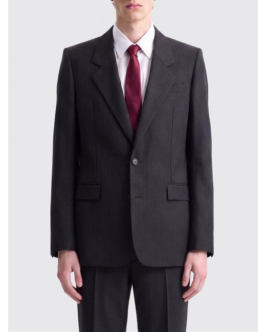 Saint Laurent Blue Single-Breasted Wool Blazer for men
