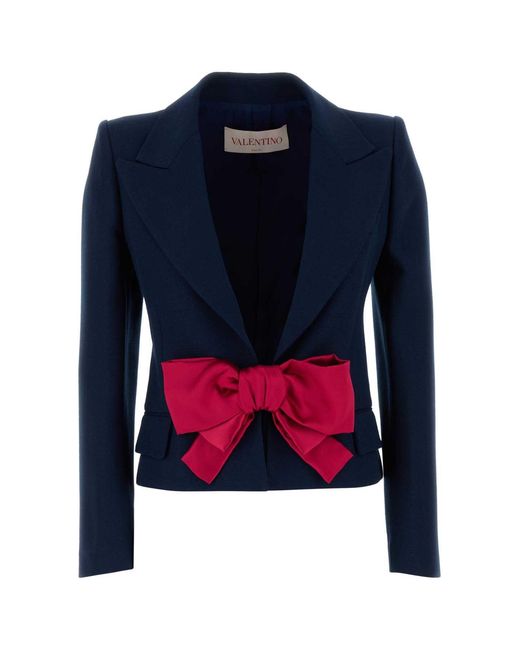 Valentino Garavani Women's Blue Viscose Blazer