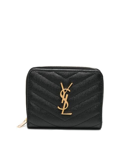 Saint Laurent Black Wallets & Purses