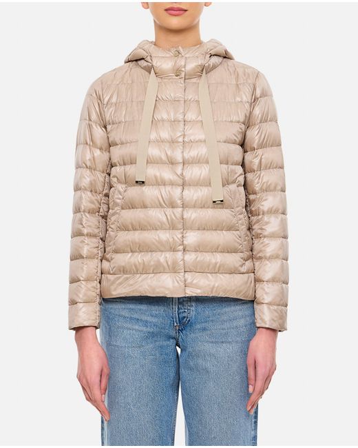 Herno Natural High Hooded Down Jacket
