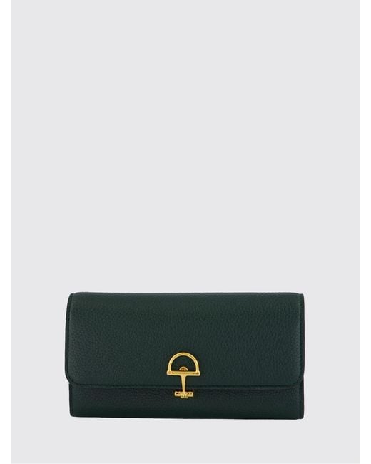 Gucci Green Softbit Hammered Leather Wallet