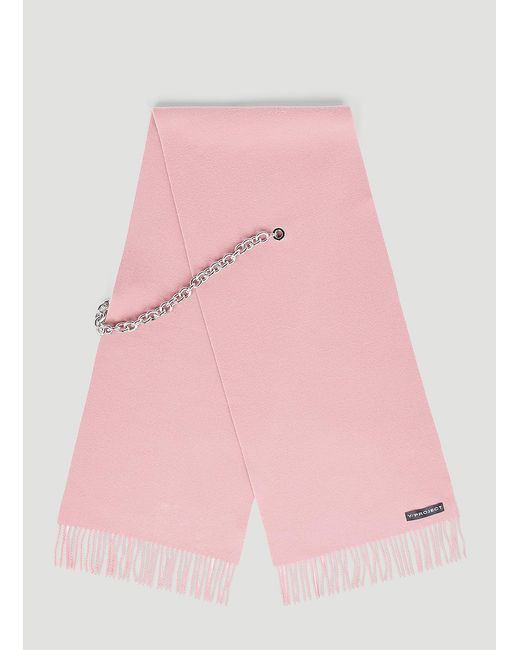 Y. Project Pink Y/Project Chain Scarf