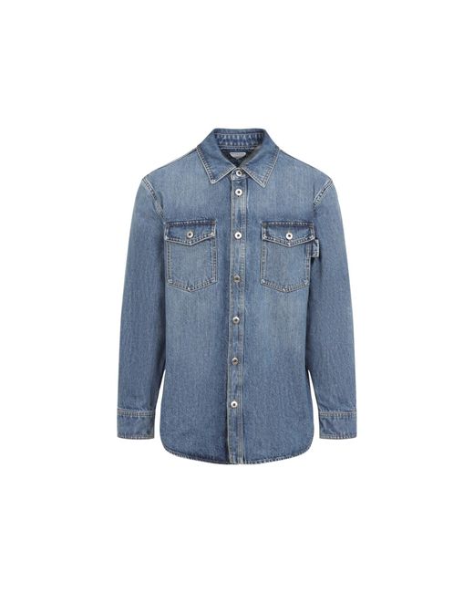 Bottega Veneta Blue Shirt for men