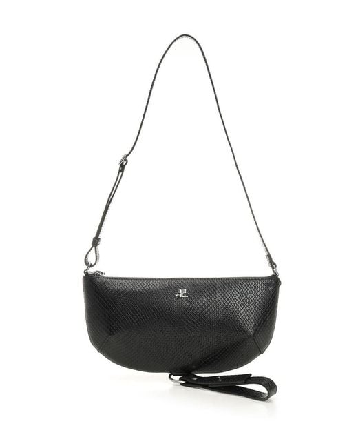 Courreges Black "Holy Eclipse" Bag