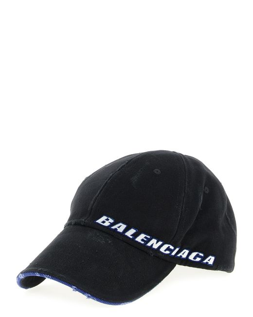 Balenciaga Blue Logo Cap for men