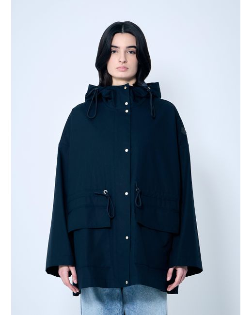 Moncler Blue Gaillion Short Parka Jacket