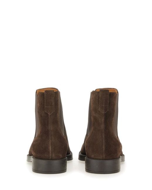 Tod's Brown Suede Ankle Boot for men