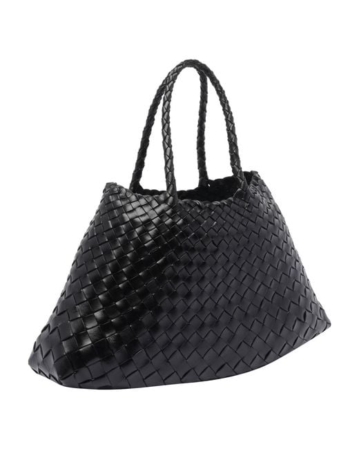 Dragon Diffusion Black Small Santa Croce Shoulder Bag