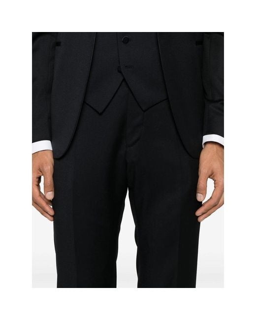 Tagliatore Black Suits for men