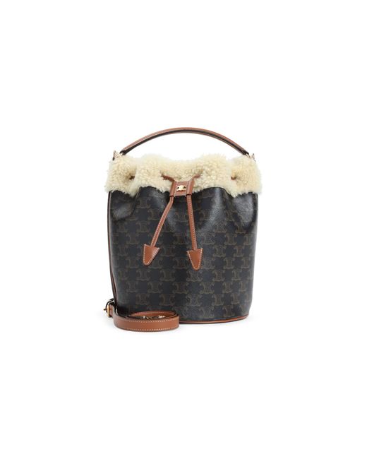 Céline Black Clara Bucket Bag