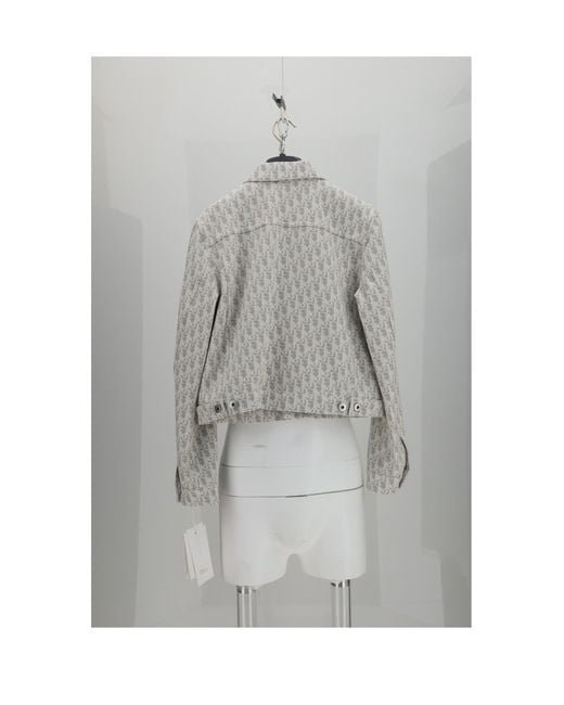 Dior Gray Dior Denim Jacket