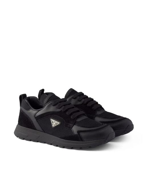 Prada Black Prax Sneakers for men