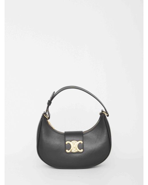 Céline Black Ava Triomphe Bag