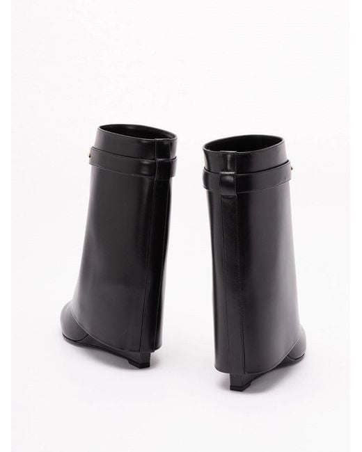 Givenchy Black 'Shark Pinch' Ankle Boots