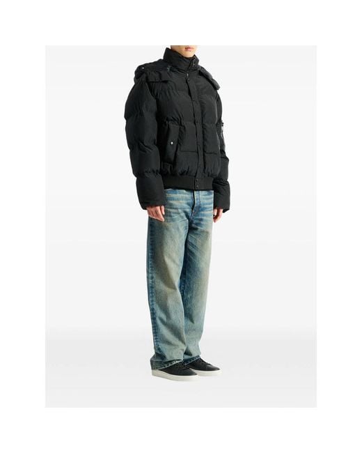 Balmain Black Coats for men