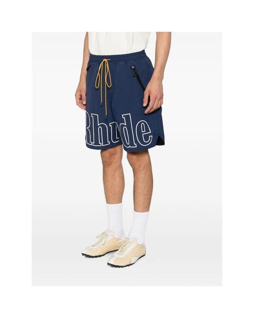 Rhude Blue Shorts for men
