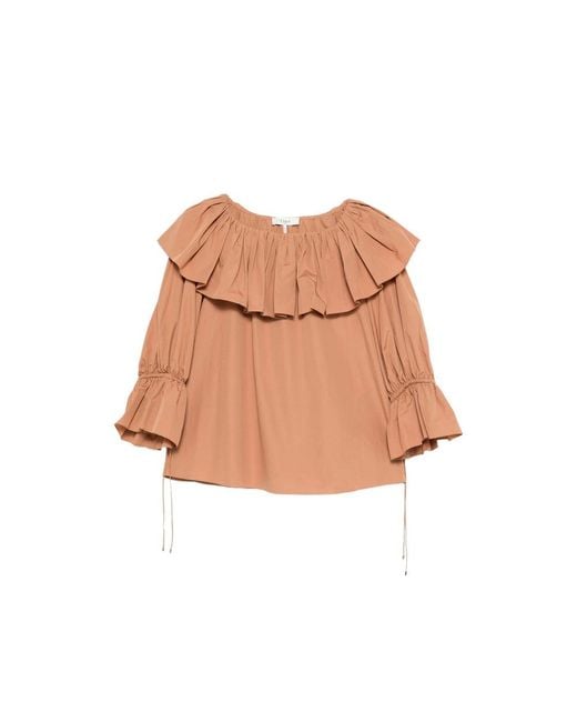 Chloé Brown Chloé Neutrals Tops