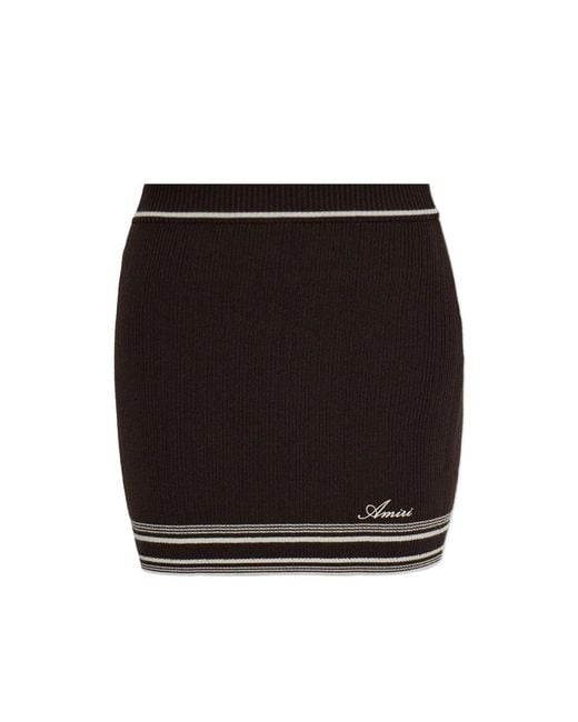 Amiri Black Skirts