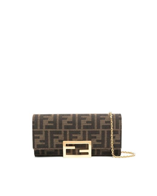 Fendi Gray Wallets & Purses