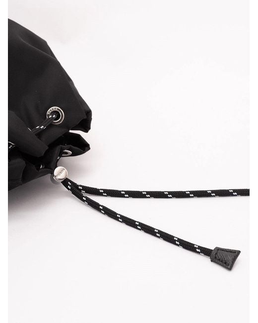 Prada Black Speedrock' Pouch for men