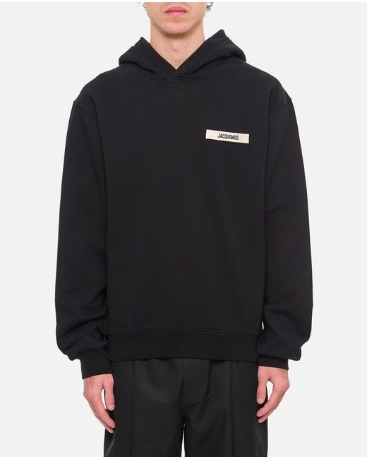 Jacquemus Blue Gros Grain Sweatshirt for men