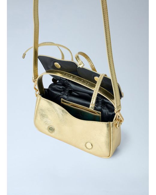 Acne Blue Micro Multipocket Crossbody Bag