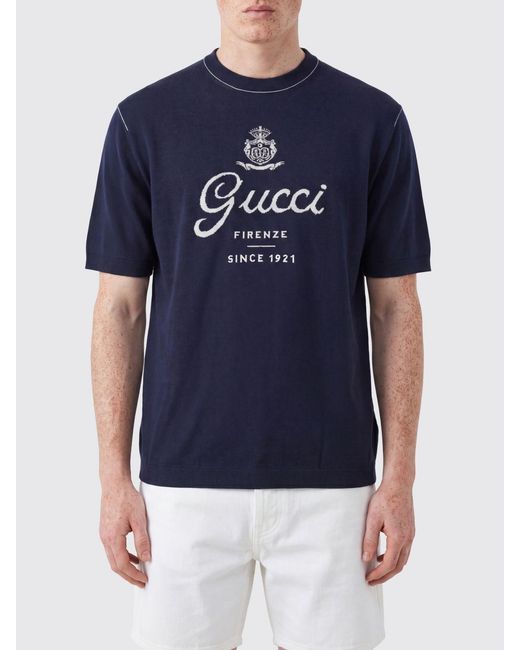 Gucci Blue Sweater for men