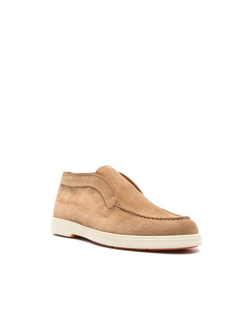 Santoni Natural Ankle Boots