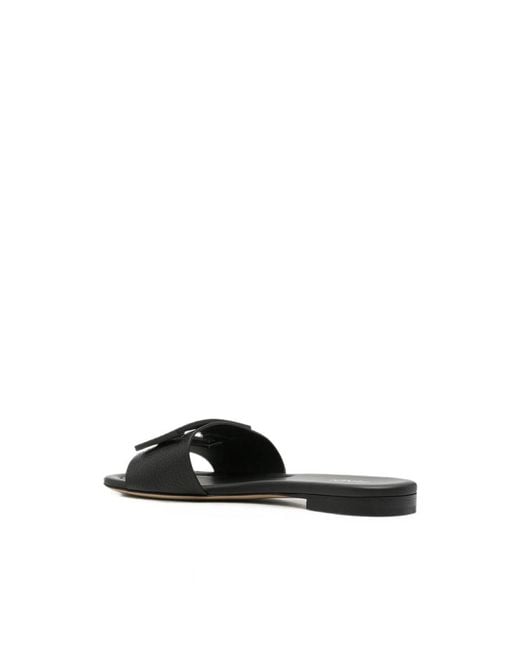 Fendi Black Flip-Flops & Slides