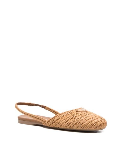 Prada Natural Neutrals Shoes
