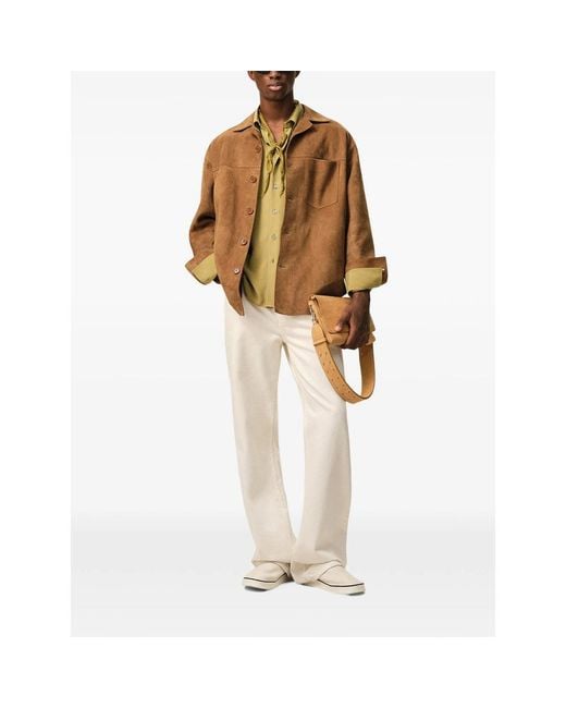 AMI Brown Jackets for men