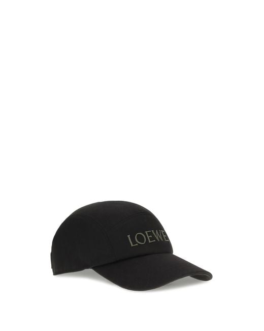 Loewe Black Baseball Hat for men