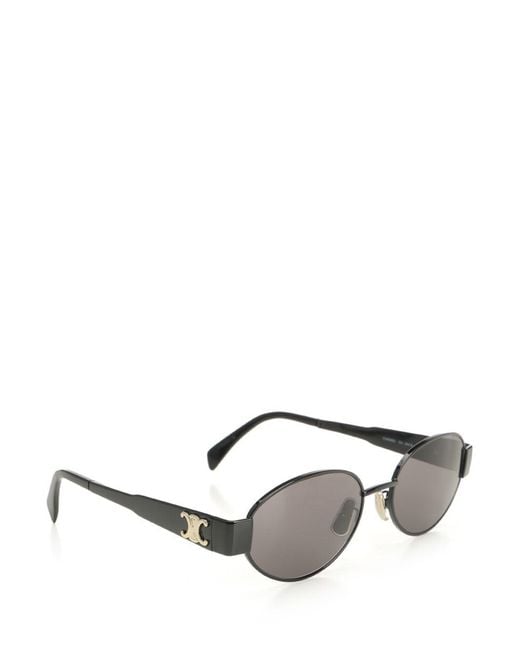Céline Metallic "Triomphe" Sunglasses