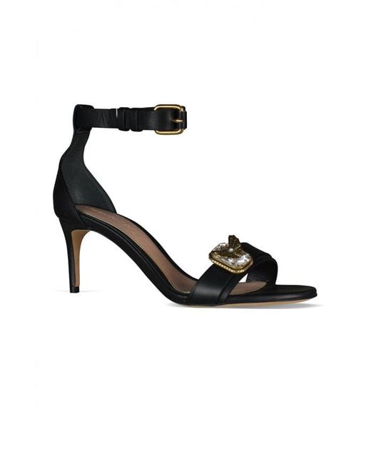 McQueen Black Sandals