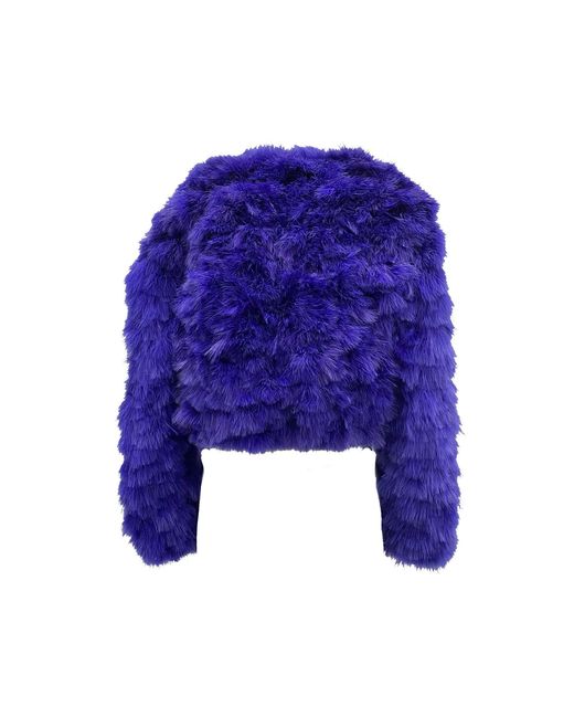 DSquared² Blue Feathers Bomber Jacket