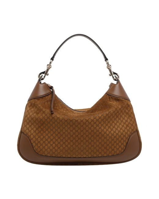 Gucci Brown Medium B Shoulder Bag