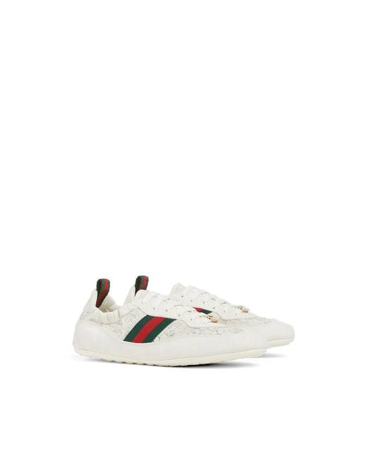 Gucci White Neutrals Trainers