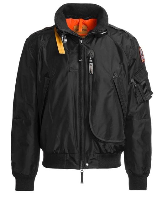 Parajumpers Black Polyamide Trench Coat for men