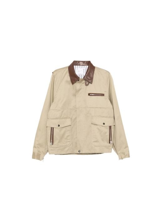 Sacai Natural Neutrals Jackets for men