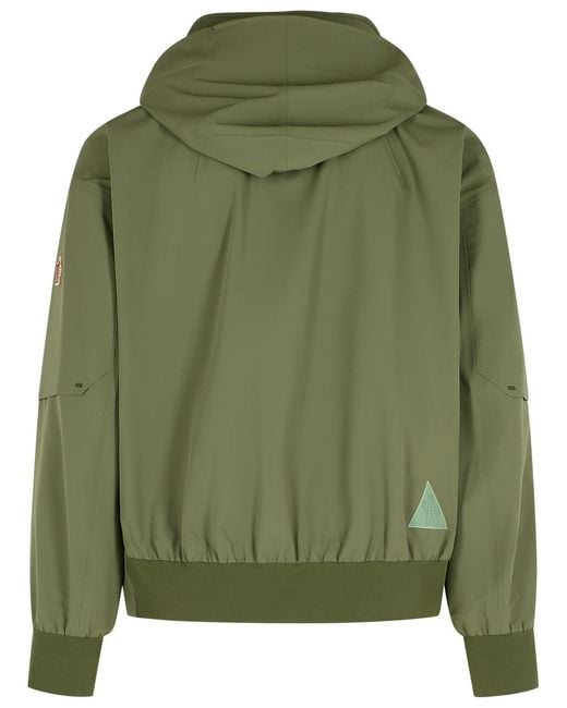 Moncler Green 'Tesso' Polyamide Blend Jacket for men
