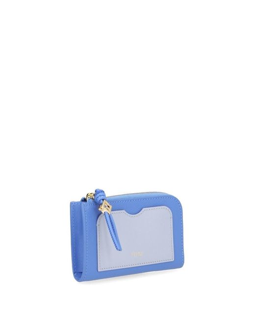 Fendi Blue Card Holder