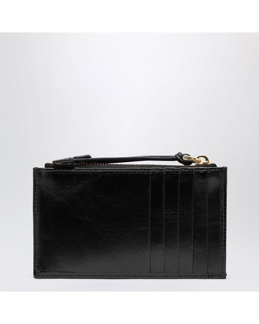 Prada Black Zip Card Holder