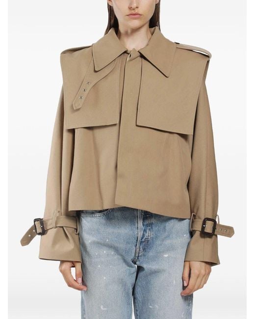 Céline Natural Wool And Cotton Blend Jacket